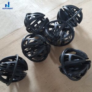Giá thể vi sinh dạng cầu D50 màu đen