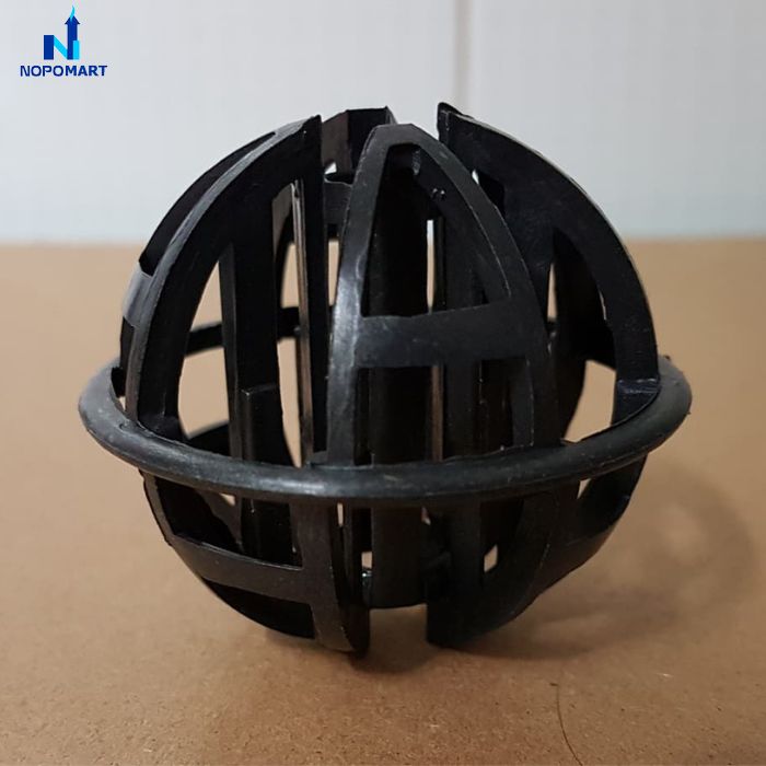 giá thể vi sinh dạng cầu D150 màu đen