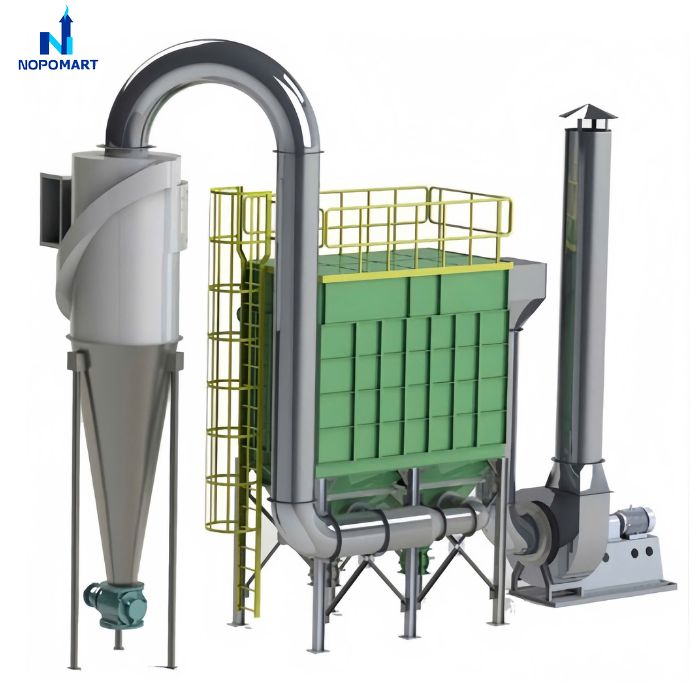 Hệ thống lọc bụi nhà máy giấy