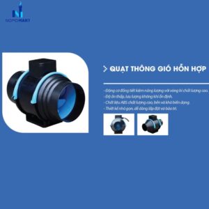quạt thông gió hỗn hợp nanyoo